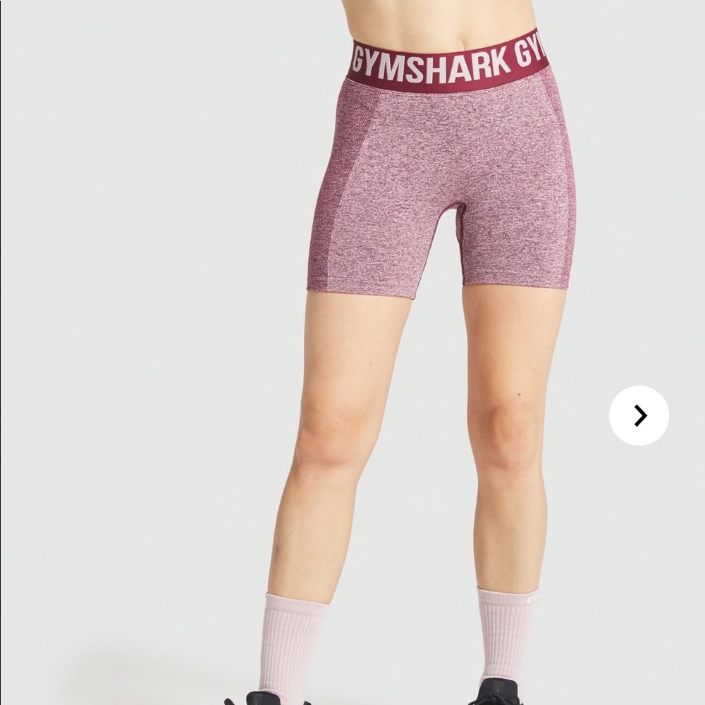 Gymshark Flex Shorts claret mark / pink
